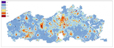 warmtekaart Vlaanderen