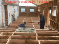 Funderingslaag in schelpen